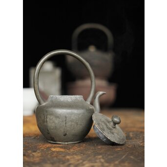 唐物 錫急須　M180 