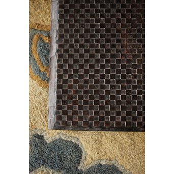 市松模様の版木板　X197 