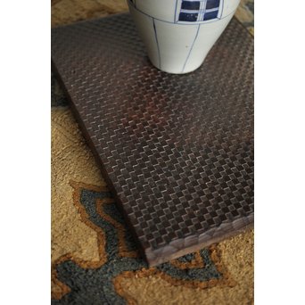 市松模様の版木板　X197 