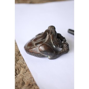 洋犬 銅鎮/鎮紙/文鎮　M181 