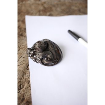 洋犬 銅鎮/鎮紙/文鎮　M181 