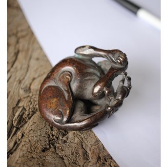 洋犬 銅鎮/鎮紙/文鎮　M181 