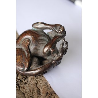 洋犬 銅鎮/鎮紙/文鎮　M181 