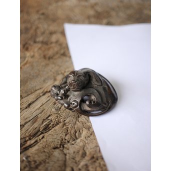 洋犬 銅鎮/鎮紙/文鎮　M181 