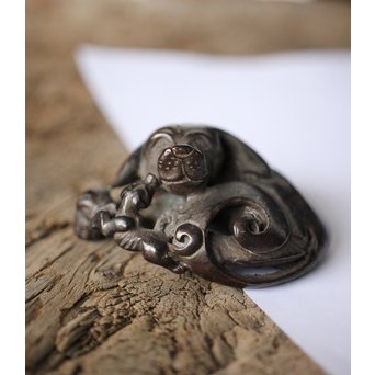 洋犬 銅鎮/鎮紙/文鎮　M181 