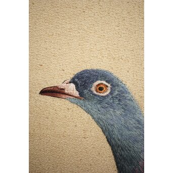 刺繍画 屏風　Z203 