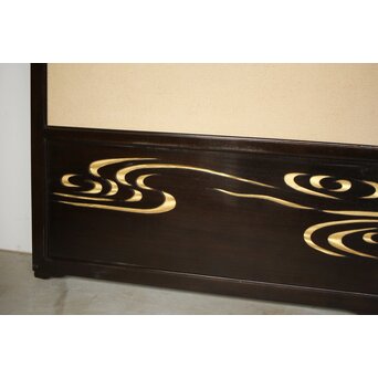 刺繍画 屏風　Z203 