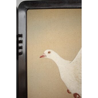 刺繍画 屏風　Z203 