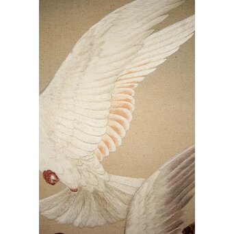 刺繍画 屏風　Z203 