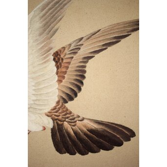 刺繍画 屏風　Z203 