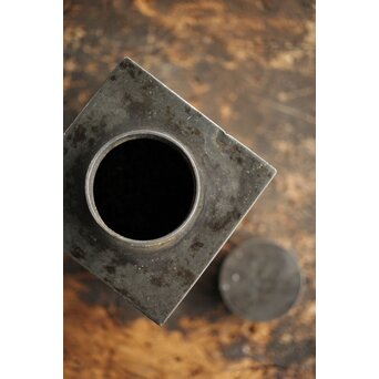 古錫 四方茶壺　M183 