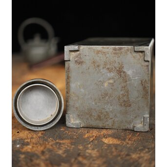 古錫 四方茶壺　M183 