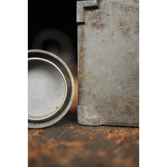 古錫 四方茶壺　M183 