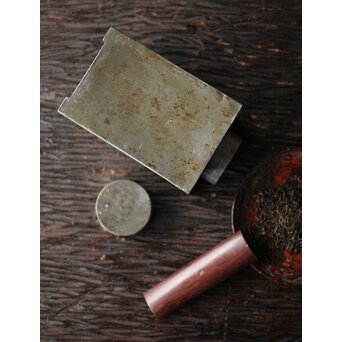 古錫 四方茶壺　M183