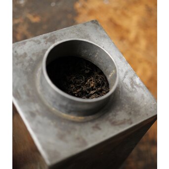 古錫 四方茶壺　M183 