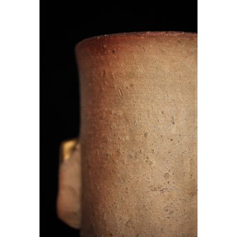 北大路魯山人 伊賀耳つき花入　P175 