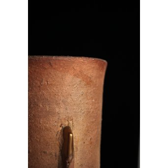 北大路魯山人 伊賀耳つき花入　P175 