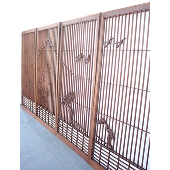 三保の松原 富士 大型書院 4枚1組　R2540 