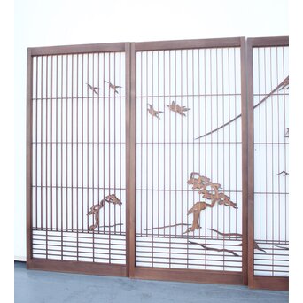 三保の松原 富士 大型書院 4枚1組　R2540 