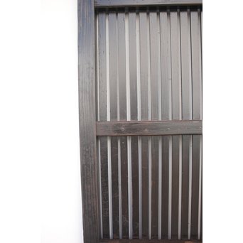 時代黒格子戸　L1017 