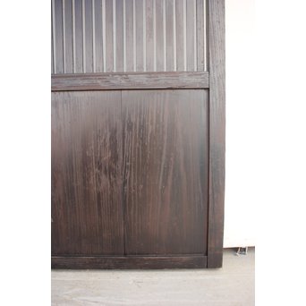 時代黒格子戸　L1017 