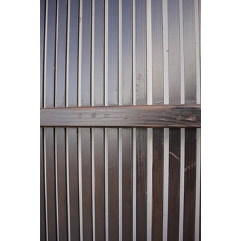 時代黒格子戸　L1017 