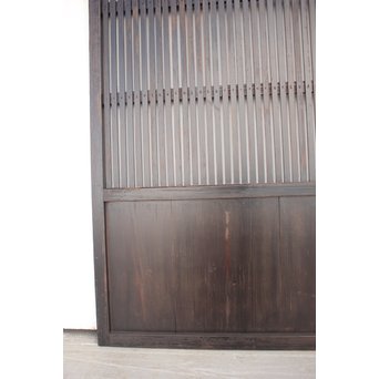 時代黒格子戸　L1017 