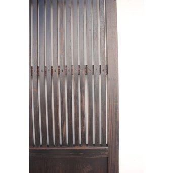 時代黒格子戸　L1017 