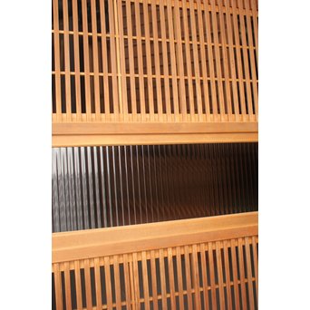 障子枠付 白木格子戸 4枚1組　L1018 