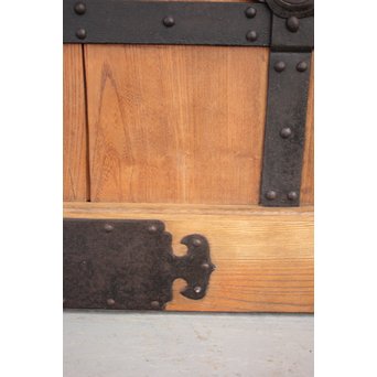 鉄金具 総欅格子蔵戸　W986Y 