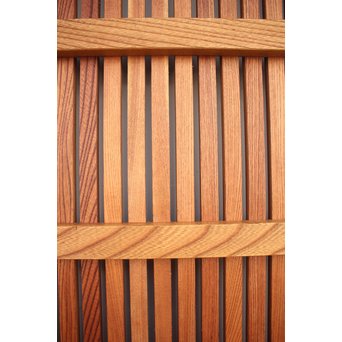 鉄金具 総欅格子蔵戸　W986Y 