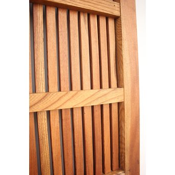 鉄金具 総欅格子蔵戸　W986Y 