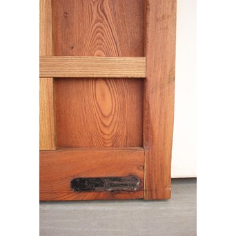 鉄金具 総欅格子蔵戸　W986Y 