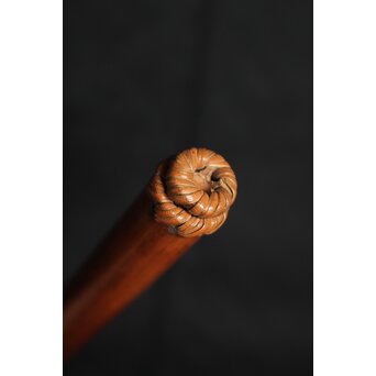 木下翠香作 煤竹線香筒　U194 