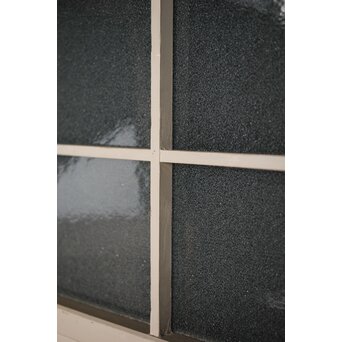 白い和風ガラス戸　D179 