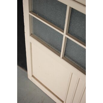 白い和風ガラス戸　D179 