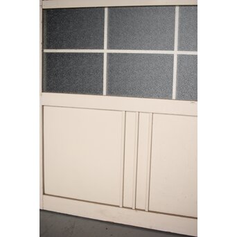 白い和風ガラス戸　D179 