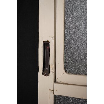 白い和風ガラス戸　D179 