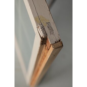 白い和風ガラス戸　D179 