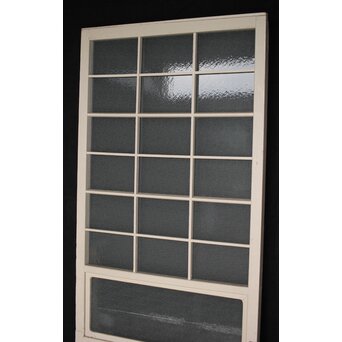 白い和風ガラス戸　D179 