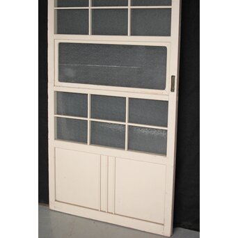 白い和風ガラス戸　D179 