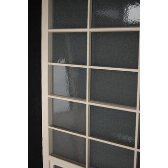 白い和風ガラス戸　D179 