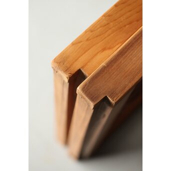 小野道風 柳と蛙 3枚1組 書院欄間　R2541 