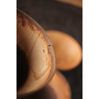 塗る前の素地椀　X201 