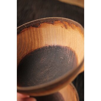 塗る前の素地椀　X201 