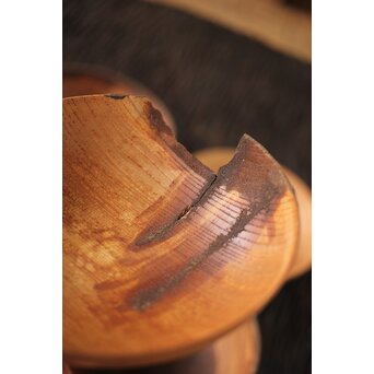 塗る前の素地椀　X201 