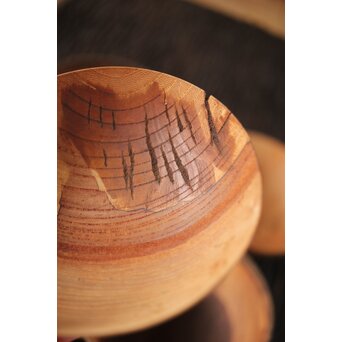 塗る前の素地椀　X201 