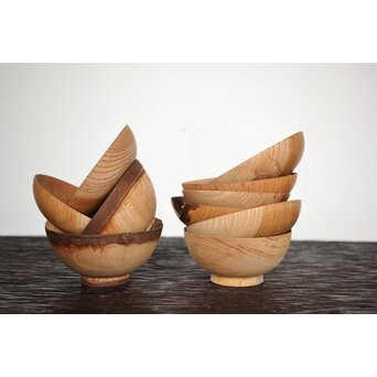 塗る前の素地椀　X201