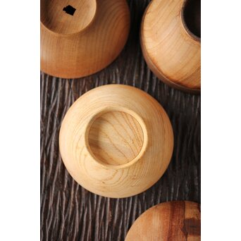 塗る前の素地椀　X201 