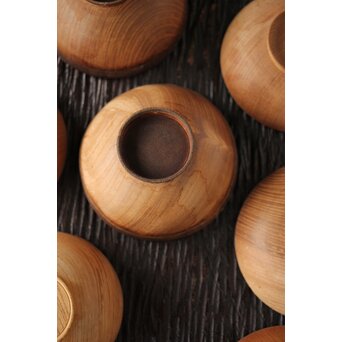 塗る前の素地椀　X201 